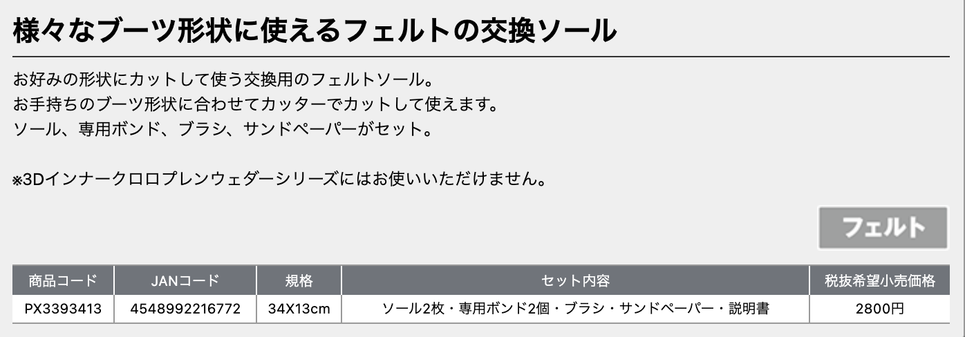 通用毛毡鞋底修理套件